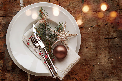 CÓMO ADORNAR LA MESA PARA NAVIDAD