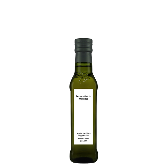 Pack 6 botellas 250 ml de aceite con etiqueta personalizada